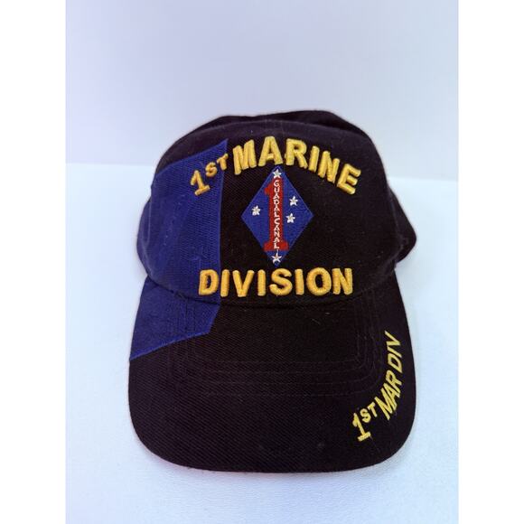US 1st MARINE Division Div Guadalcanal The Old Breed CORPS USMC Marines CAP HAT - Picture 1 of 9